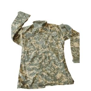 NWT US Military Unisex Size Small Long Camouflage Army Combat Coat Jacket Zip Up